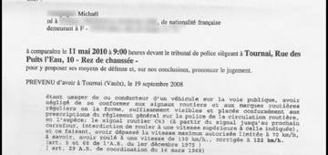 Que se passe-t-il si vous ne vous présentez pas au tribunal de police ?