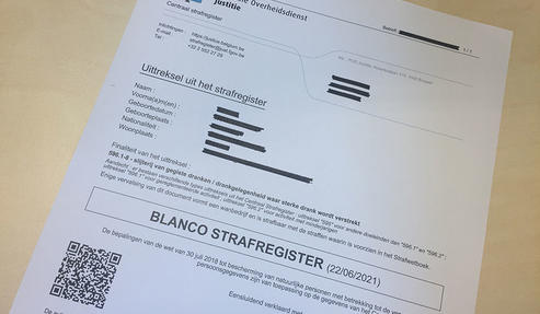 Een vonnis van de Politierechtbank. Hoelang blijft dit zichtbaar op mijn strafblad?